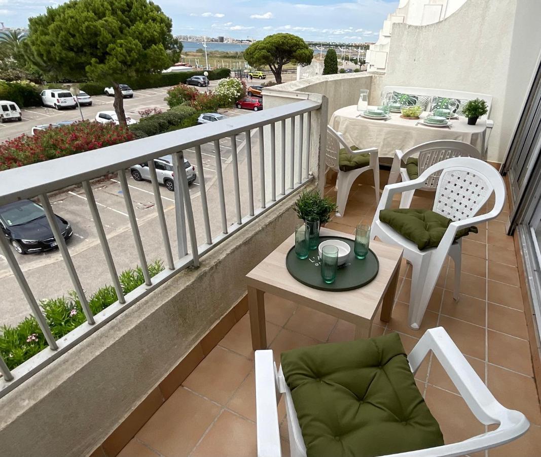 Studio Le Vue Mer Acces Direct A La Plage Parking Prive Clim Belle Terrasse Le Grau-du-Roi Bagian luar foto