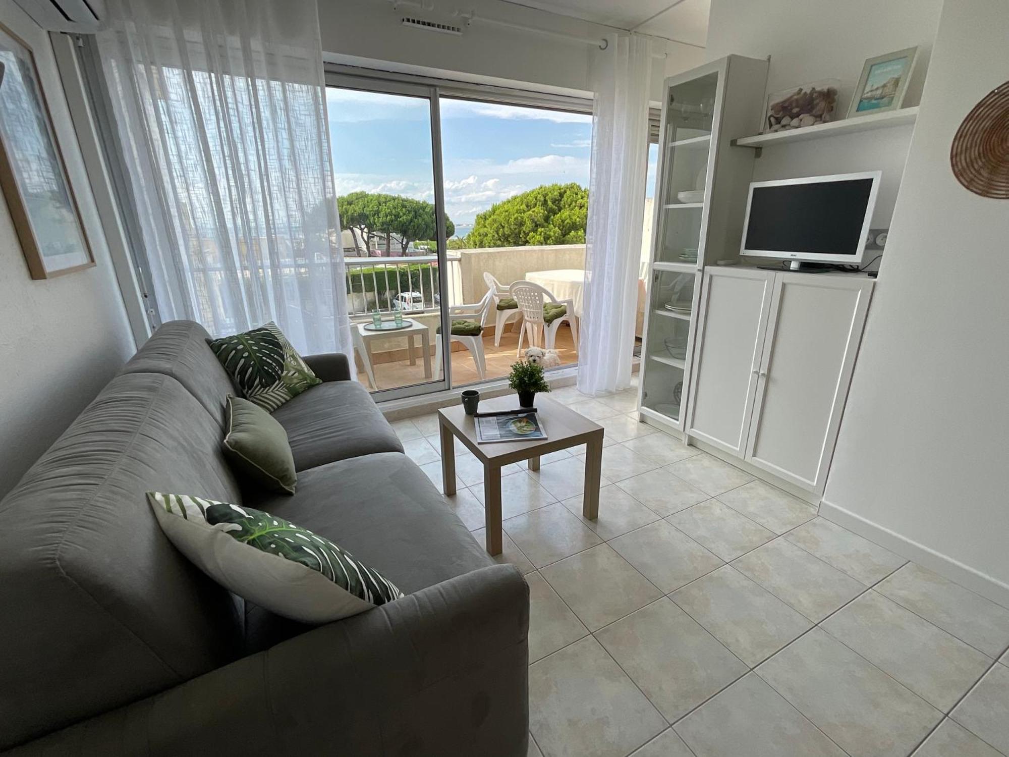 Studio Le Vue Mer Acces Direct A La Plage Parking Prive Clim Belle Terrasse Le Grau-du-Roi Bagian luar foto